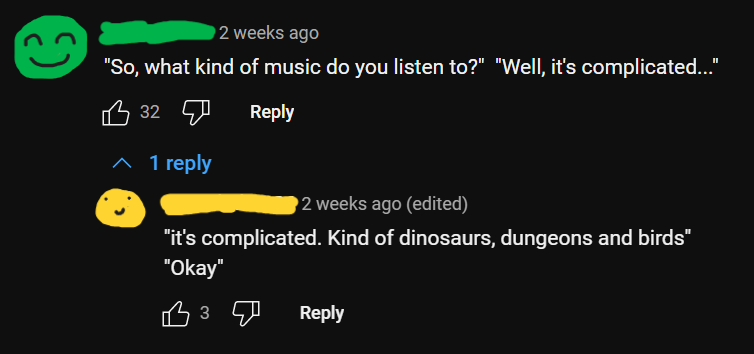 Youtube comment that says never underestimate the power of fantasy escapism. It has given hope to many whilst the world around them fell apart. Musical gifts like this wonderful album are always to be treasured.